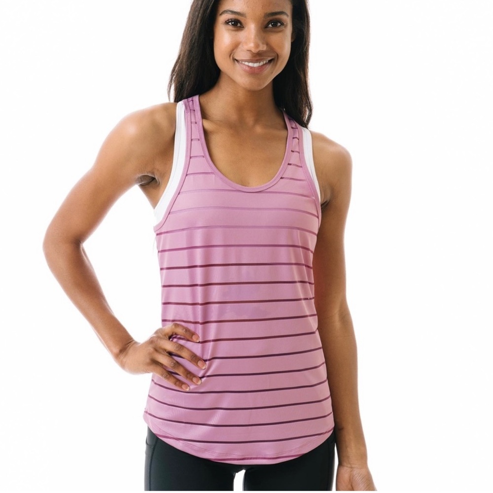 Zyia active Havana striped tank top